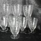 Verres cristal Art déco gravés France 1930 x24