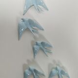 Batch of swallows in ceramic