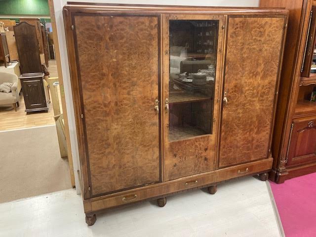 3-door Art Deco wardrobe