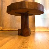 Exotic wood side table
