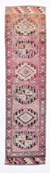 Soft Pink & Orange Rare Style Vintage Runner Rug, 91x359 Cm