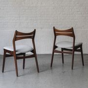 Set of 4 dining chairs ‘model 310’ by Erik Buch for Chr. Christensens Møbelfabrik, Danish design, 60