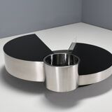 Rare Table Bar by Massimo Papiri for Mario Sabot, Italy 1970s