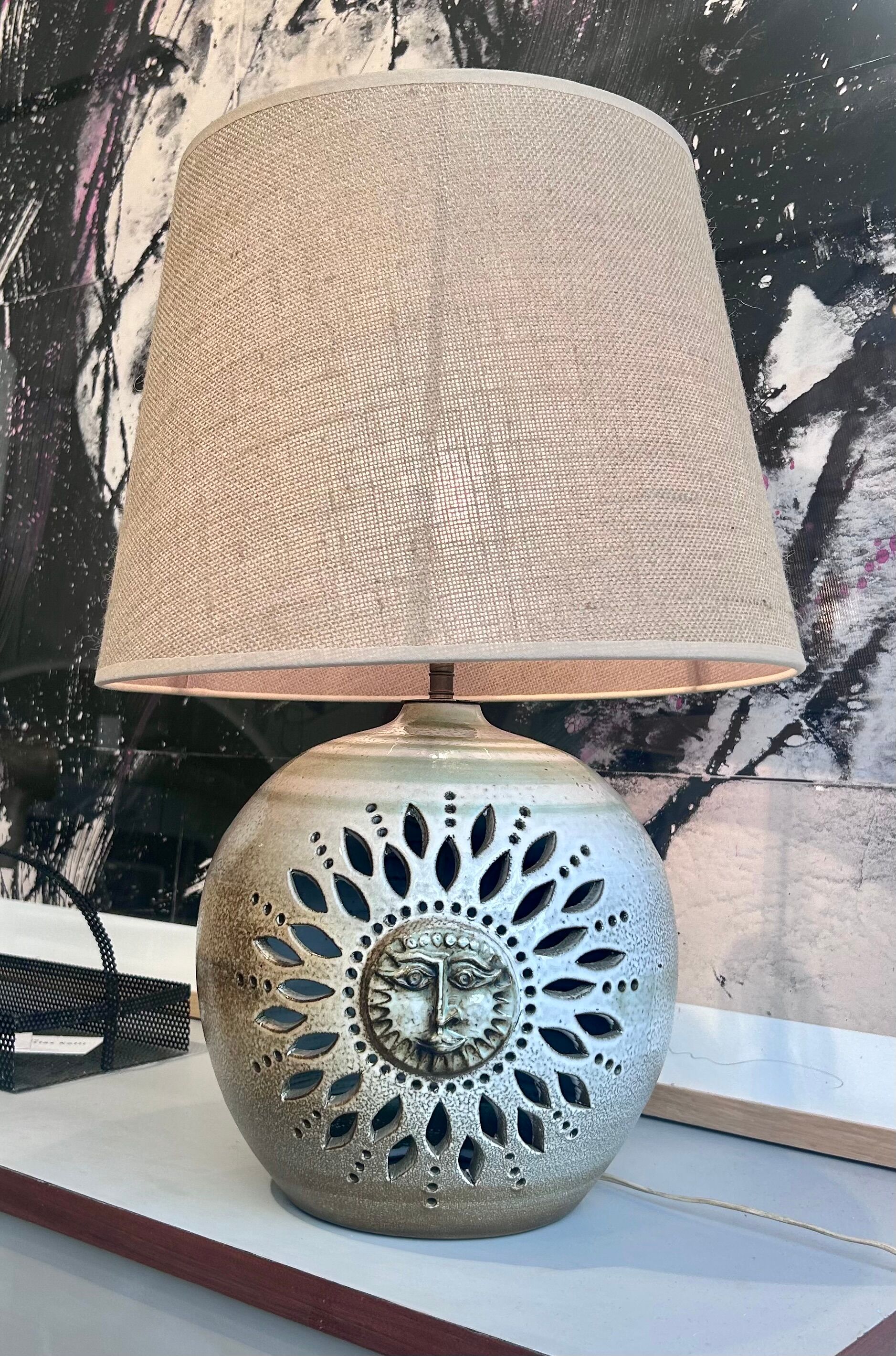 "Sun" lamp by Pierre Pissareff
