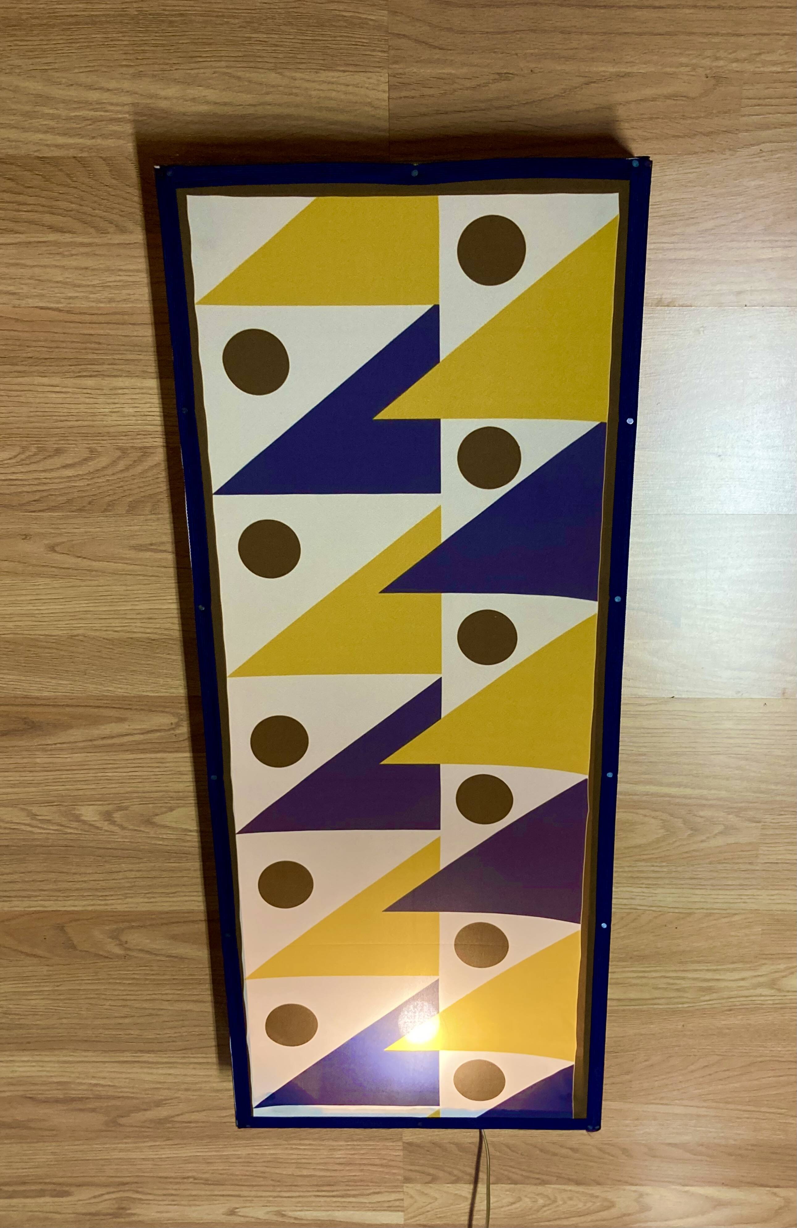 Pair of large "Scandinavian design" wall lights.