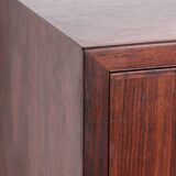 Système mural modulaire en bois foncé de Kai Kristiansen - FM Møbler