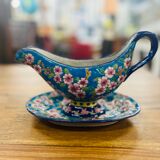 Antique saucière with support, Louvière