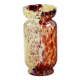 Vase en verre moucheté