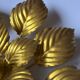 Large gold floral wall sconce