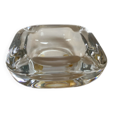 Crystal ashtray pocket tray Vannes le Chatel