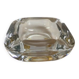 Crystal ashtray pocket tray Vannes le Chatel