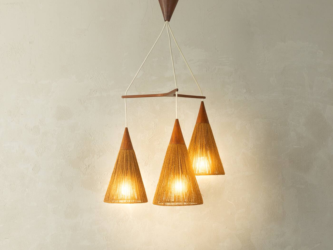 1960s Ceiling Lamp, Ib Fabiansen, Fog & Mørup