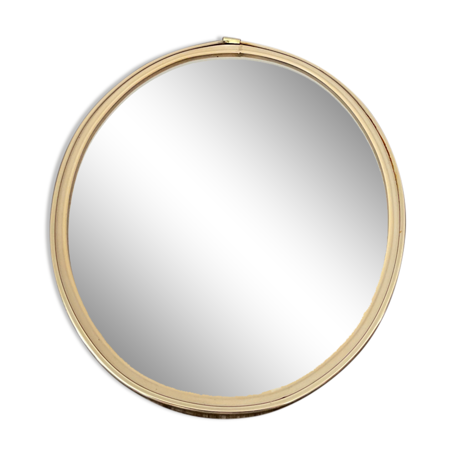 Vintage oval mirror from the 60s and 70s