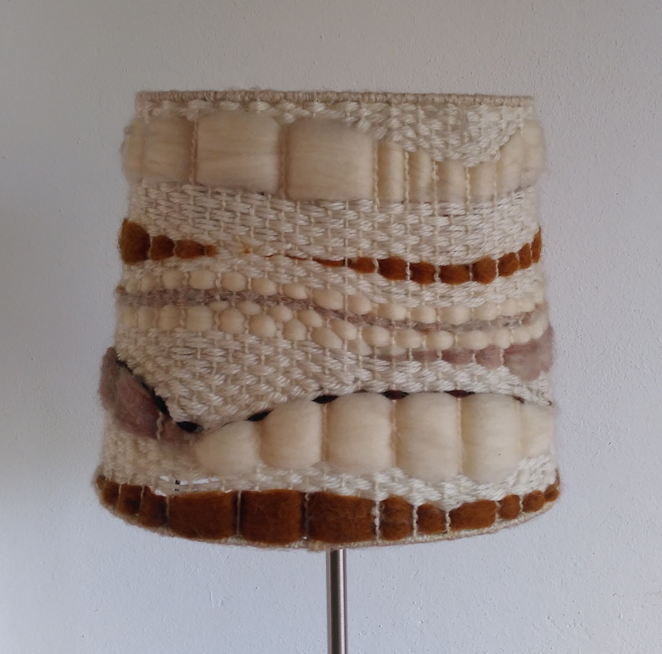 Vintage wool lampshade