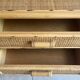 Pair of nightstands vintage rattan