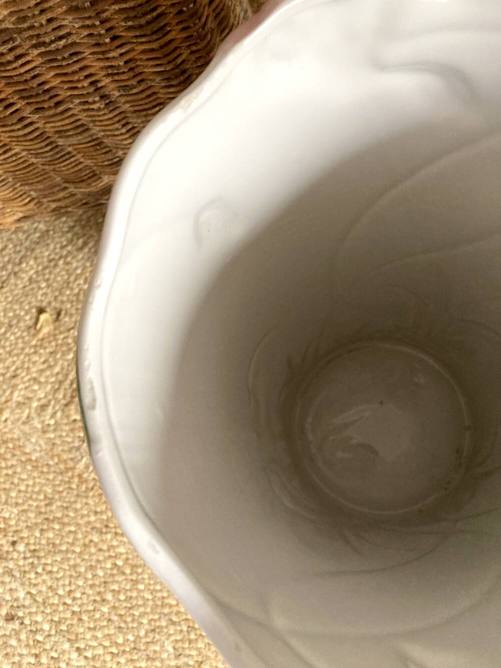 Art Deco style earthenware umbrella stand