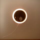 Miroir XXL lumineux de style moderne du milieu du siècle