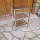 Vintage wheeled dessert table