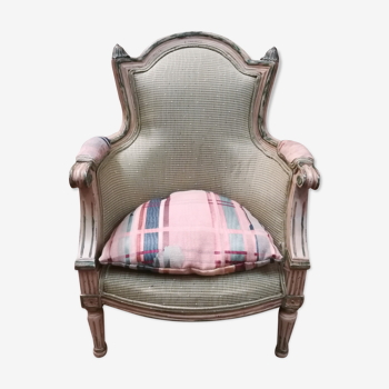 Skated Louis XVI-style children's convertible chair