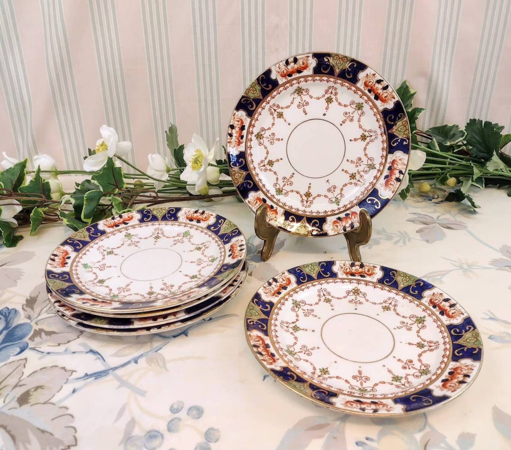 6 Royal Stafford tea plates