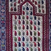 Tapis Persan Afshar fait main 138x112cm