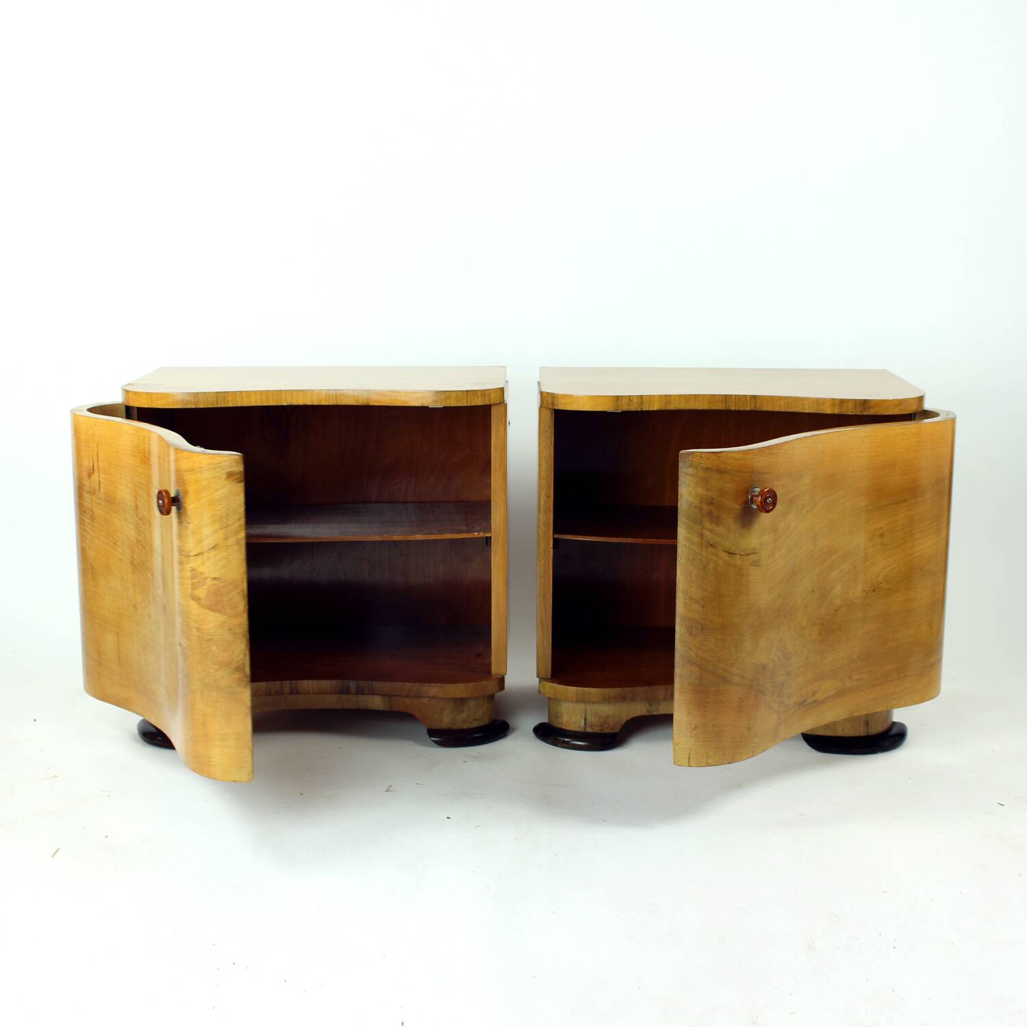 Tables de chevet Art Déco de Jindřich Halabala pour UP Závody, 1930