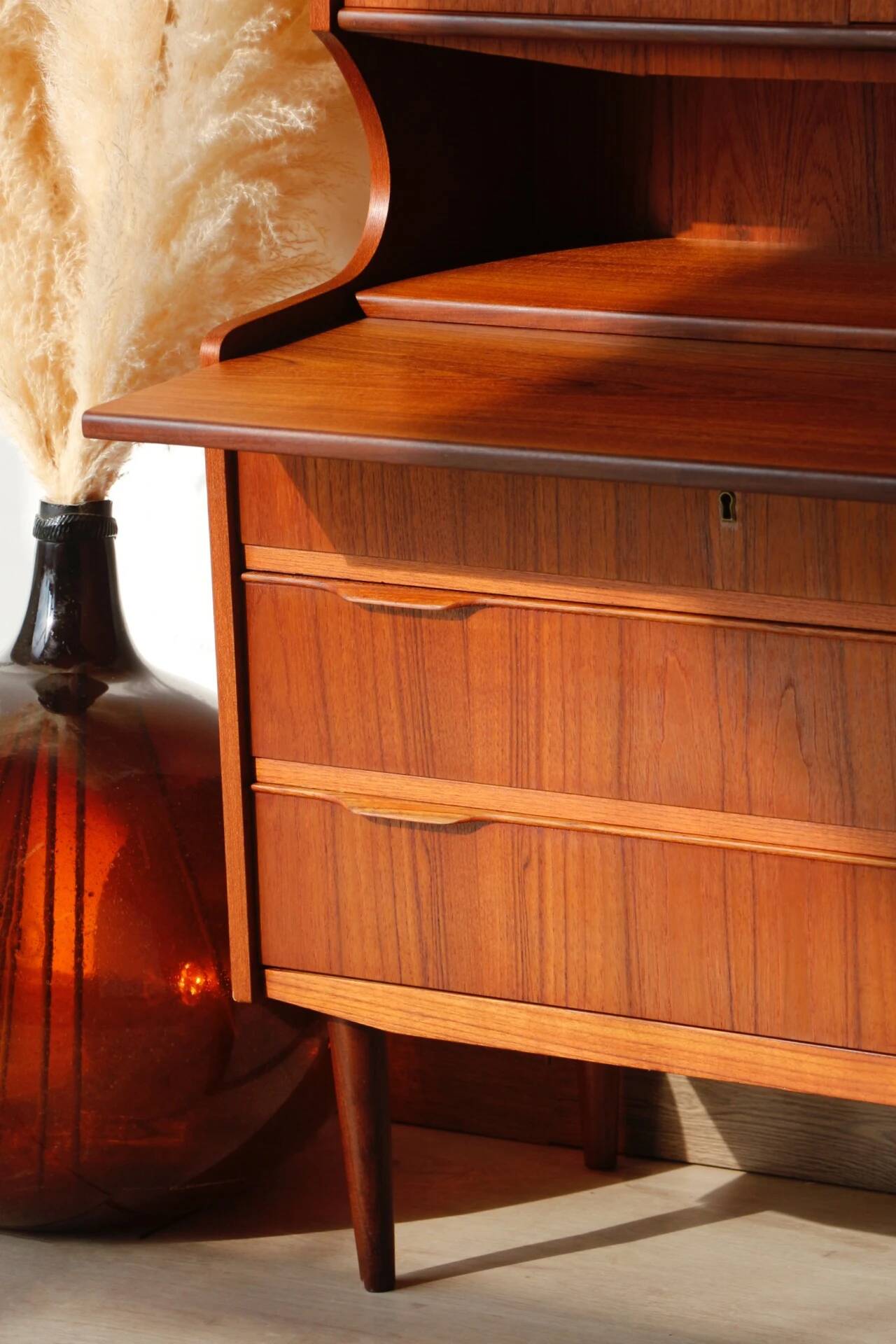 Danish teak secretary from the 1960s | Scandinavian design