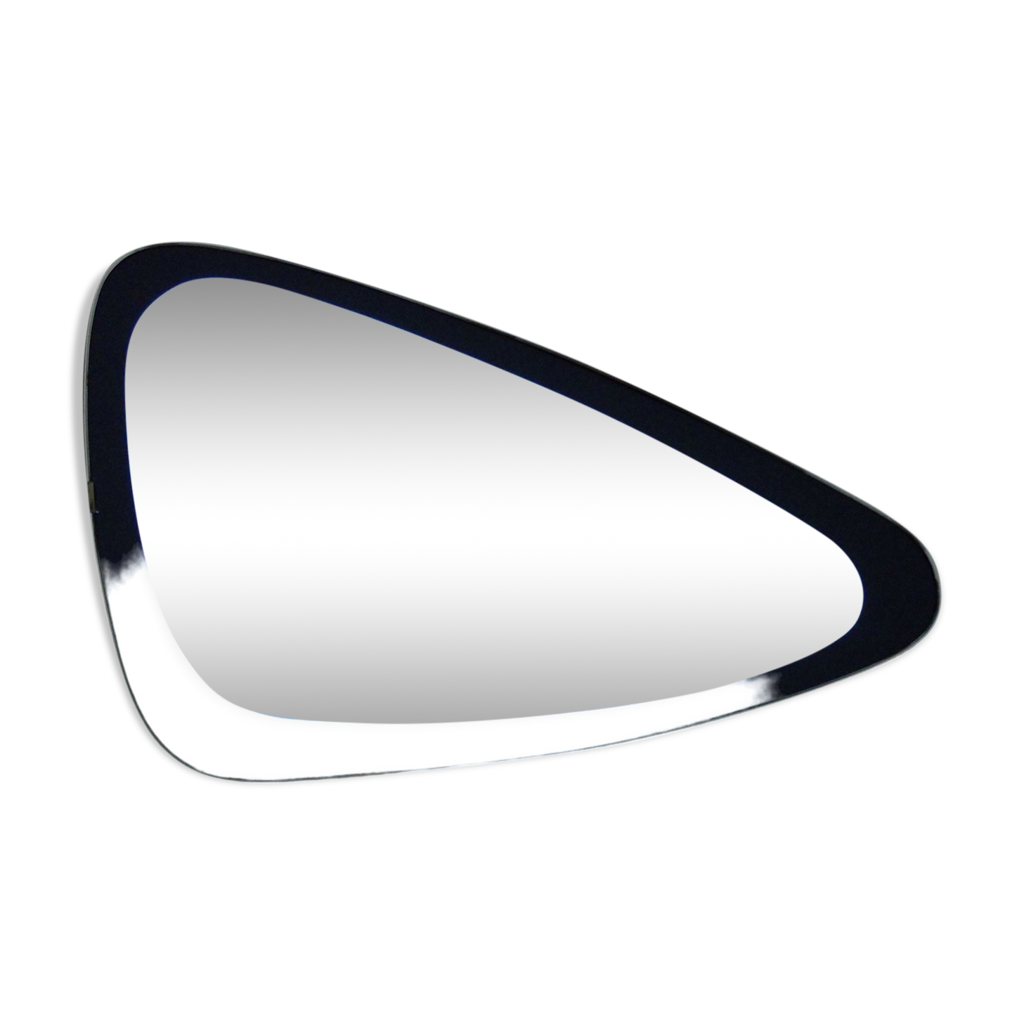 Asymmetric mirror vintage rearview mirror