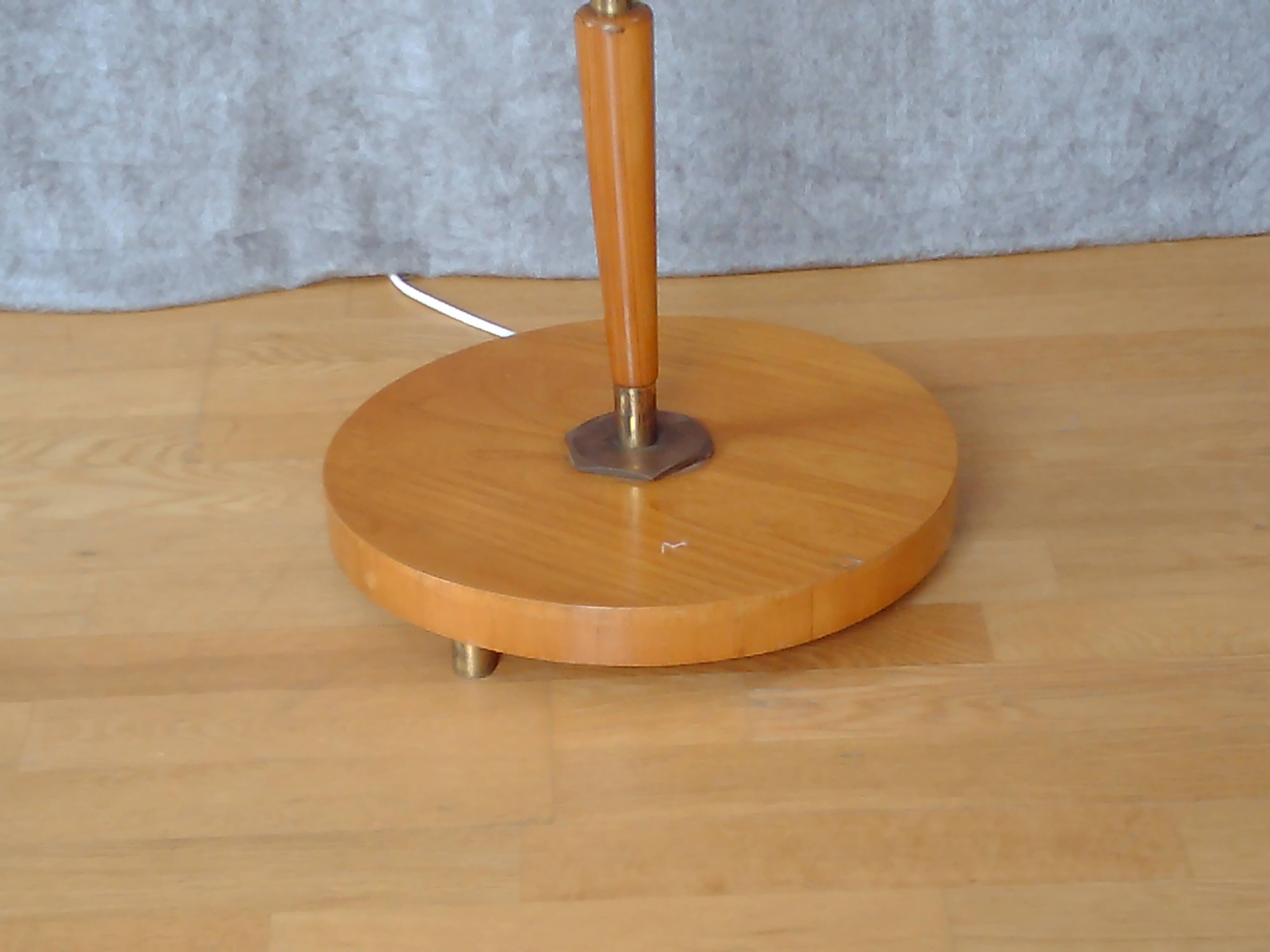 Vintage 3-armed floorlamp, 1940's