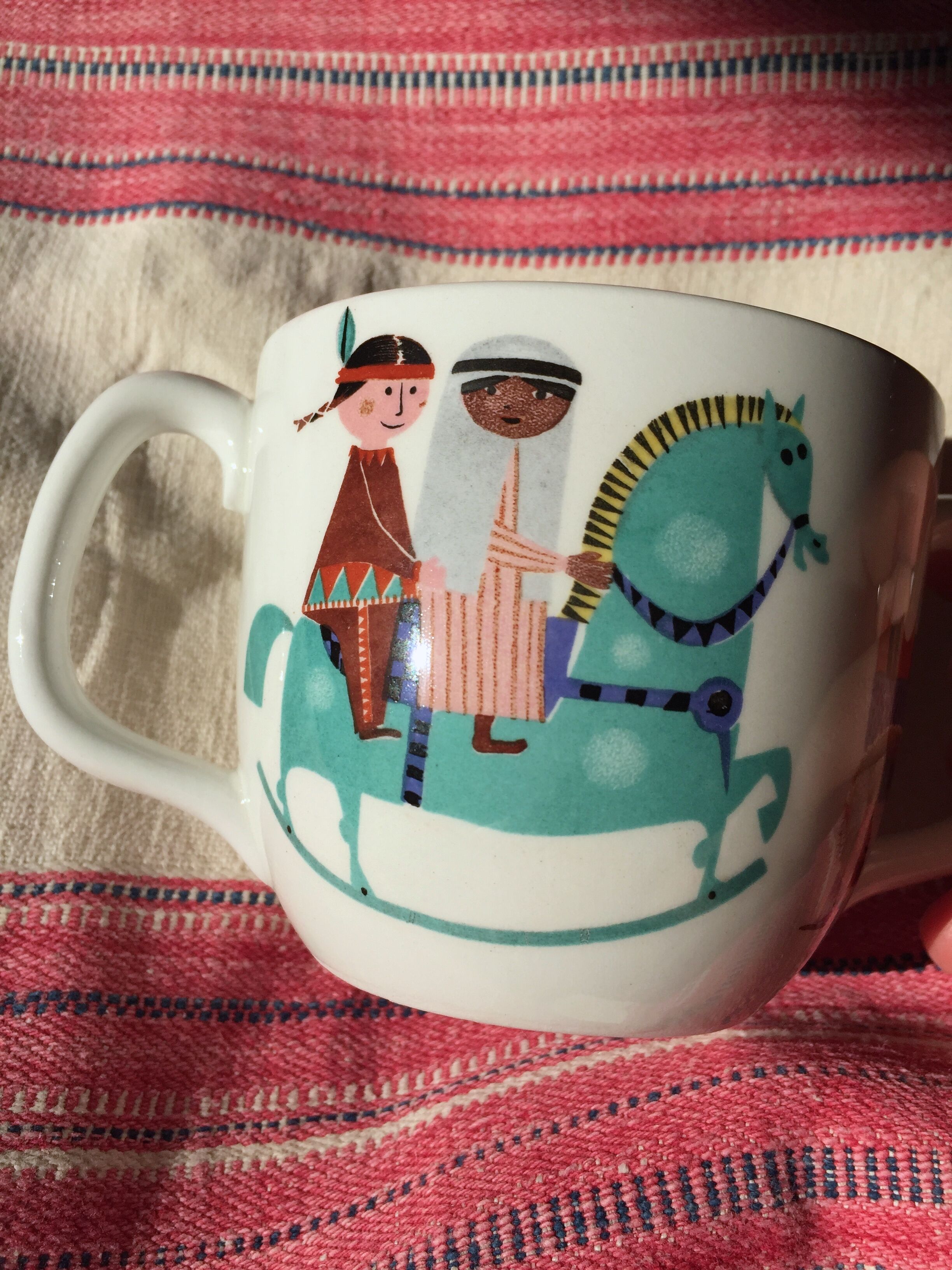 Children's dishes or birth gift Plate and bowl Utan gränser gustavsberg vintage design scan