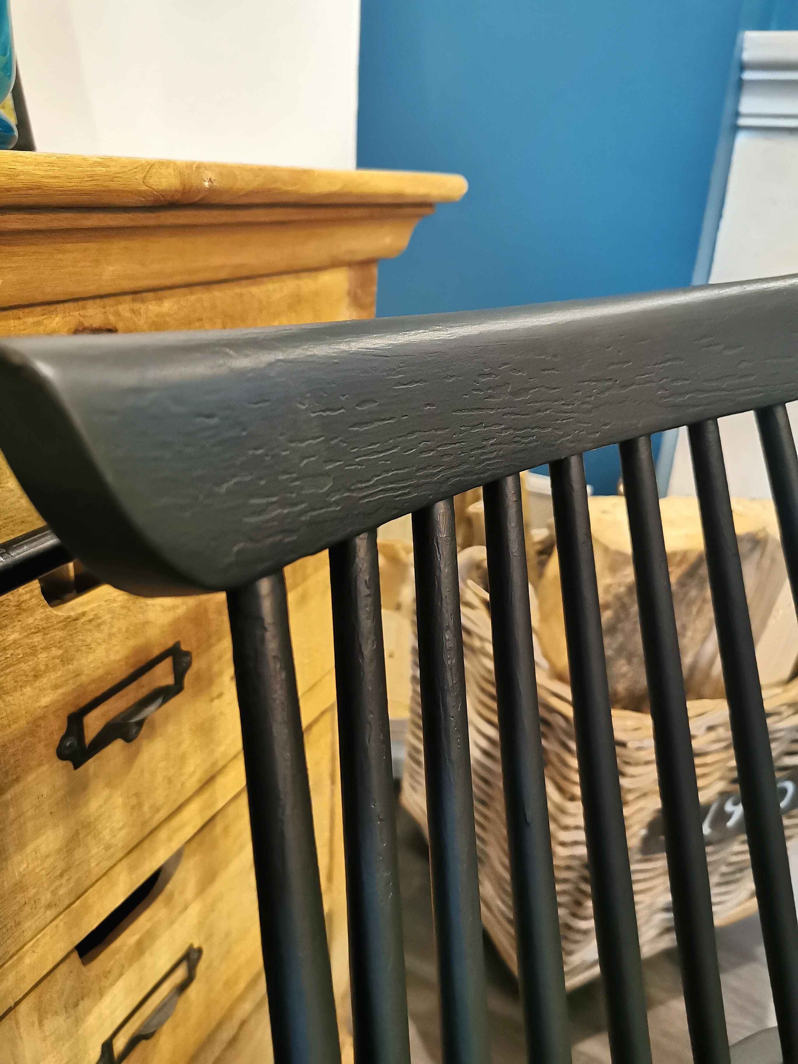 Series of 6 mismatched bistro chairs Baumann and Gizycko