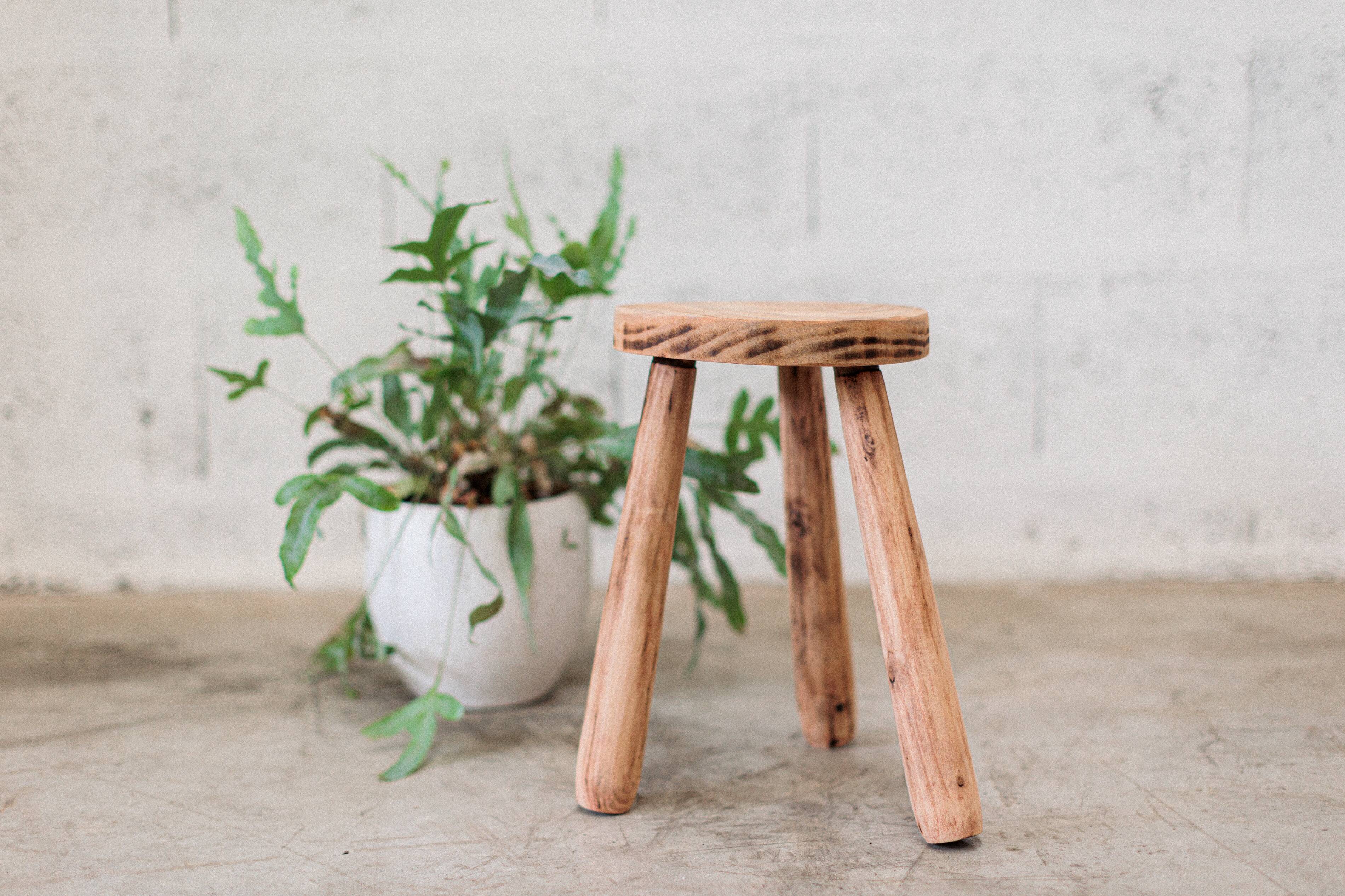 Farm wood stool