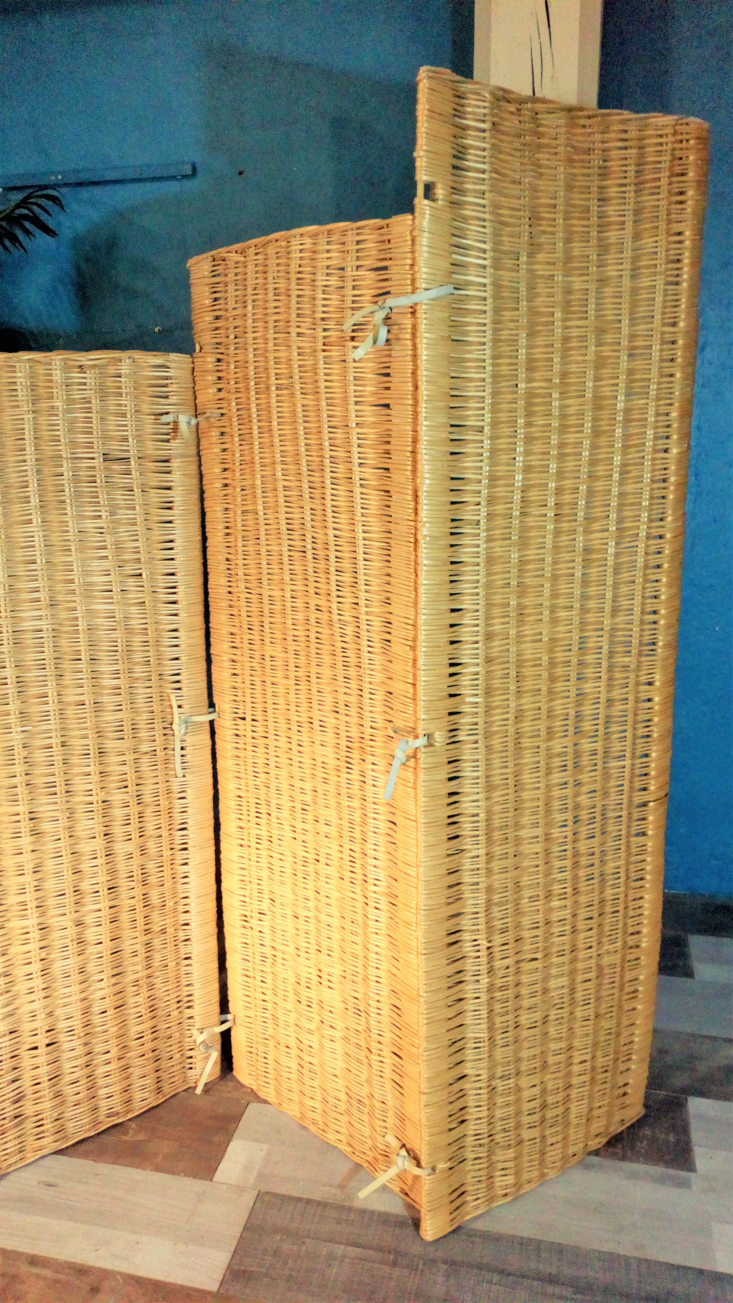 Paravent rotin 1950s
