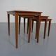 Danish Teak Nesting Tables by Kvalitet Form Funktion, 1960s, Set of 3