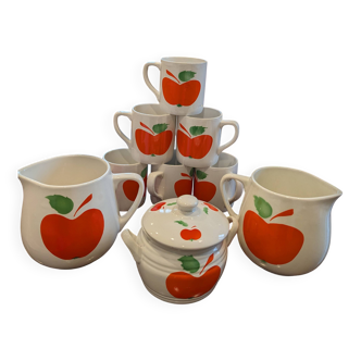 Ensemble mugs, pichets et sucrier Granit