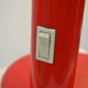 Red “Tube” Desk lamp designed by Anders Pehrson for Ateljé Lyktan, Sweden, 1970s