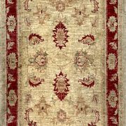 Handmade Afghan Chobi Ziegler Wool Rug 85x150cm