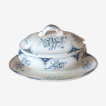 Saucière couverte ancienne lunéville kg modèle lille