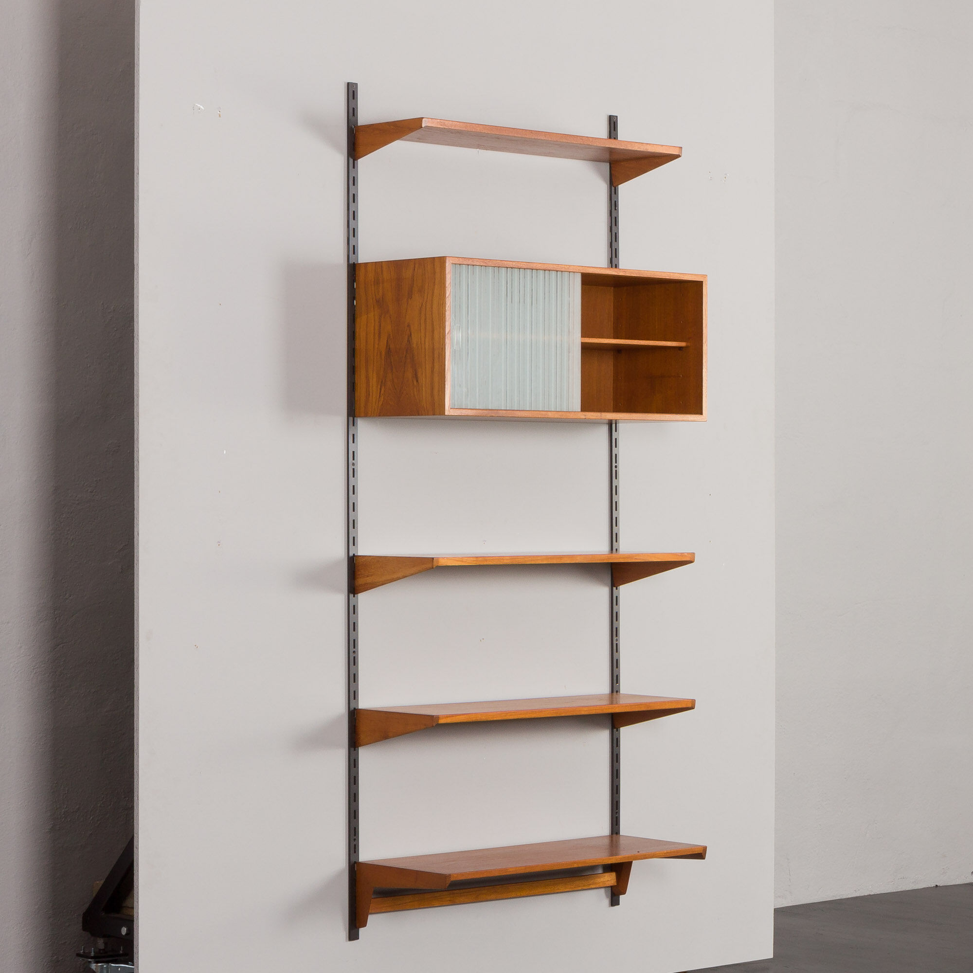 Scandinavian bookcase in teak by Kai Kristiansen for FM Mobler Denmark 1960s
