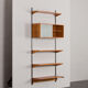 Scandinavian bookcase in teak by Kai Kristiansen for FM Mobler Denmark 1960s