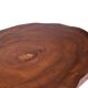 1960s American red wood wabi wabi style dining table