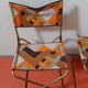 Pair of foldable camping chairs from the 70s