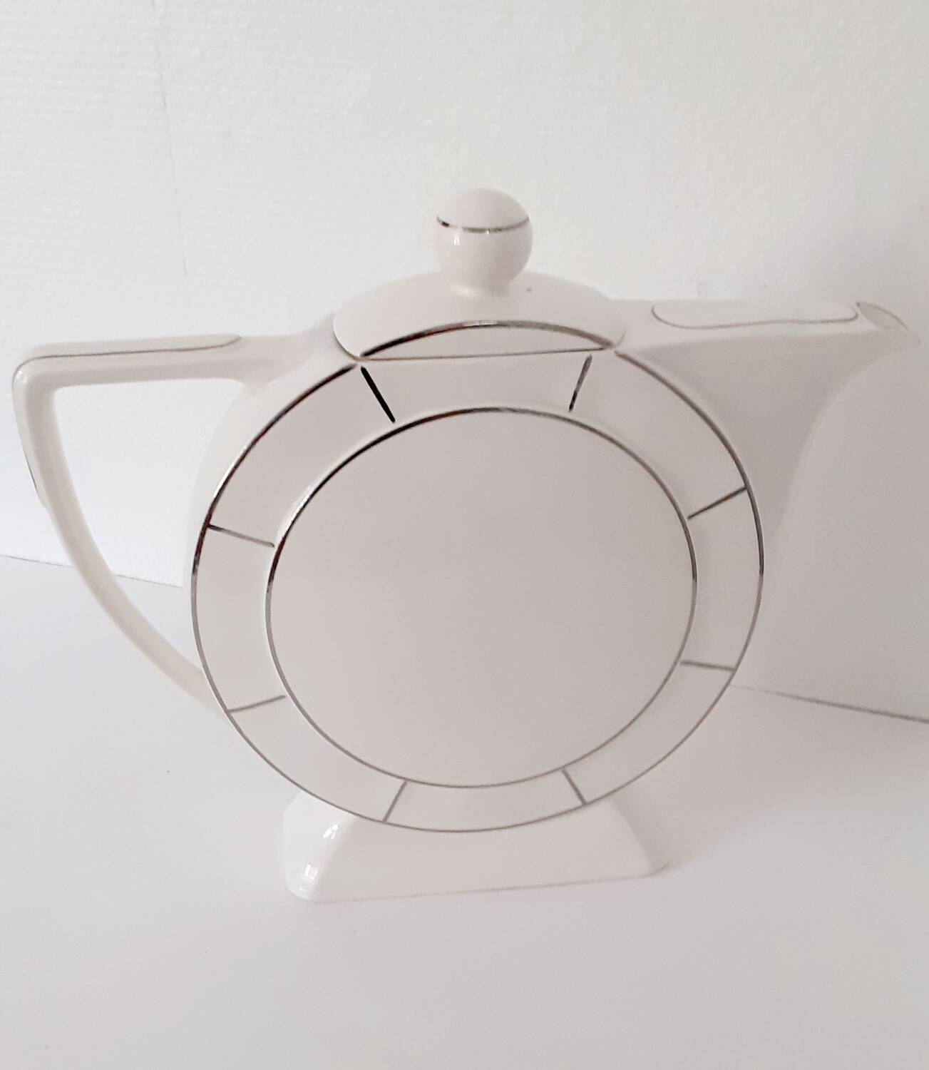 Digoin art deco porcelain coffee pot