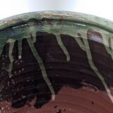 Uzès glazed earthenware planter