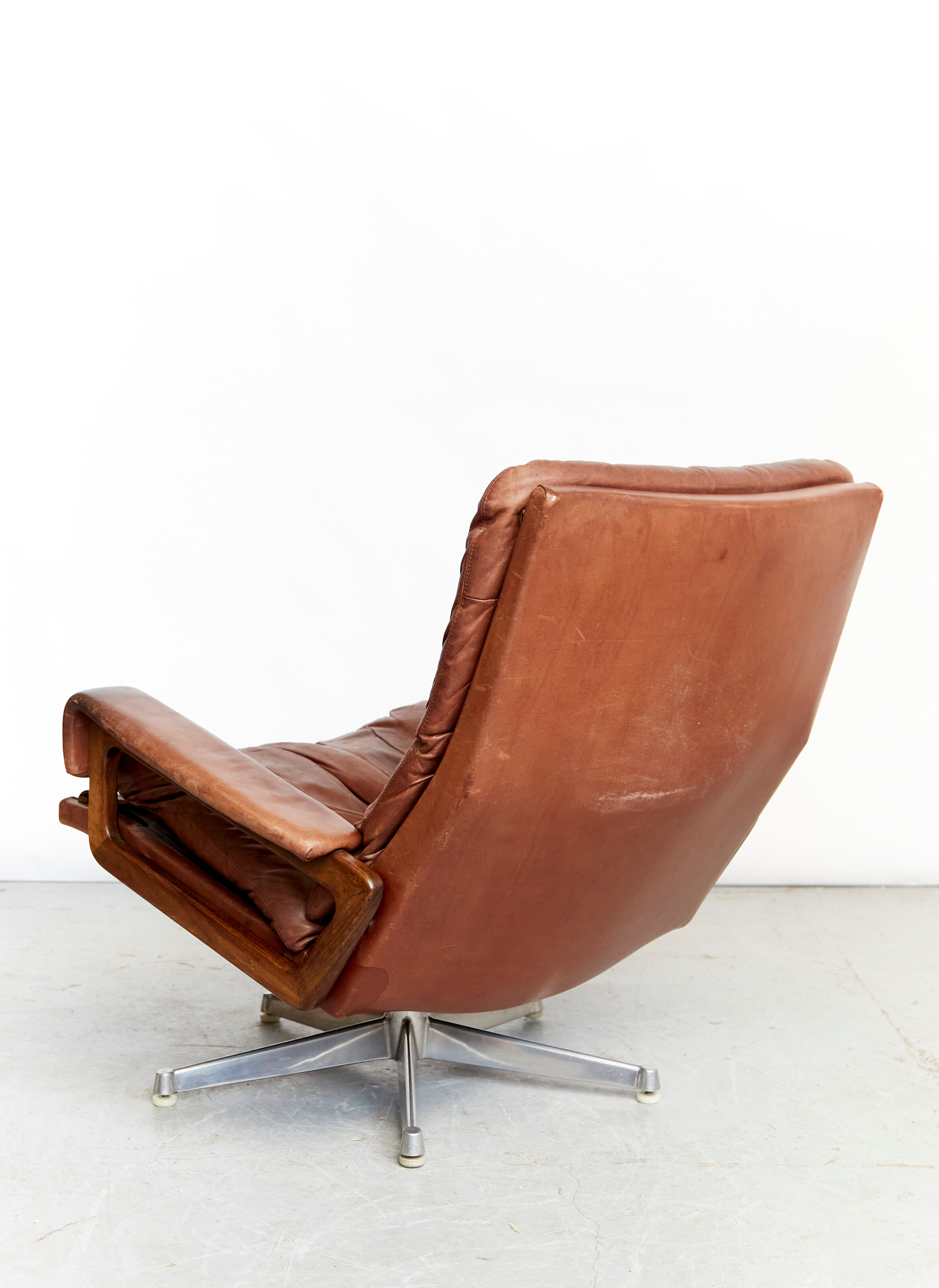 Vintage King Chair by André Vandenbeuck for Strässle