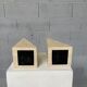 Travertine bookends