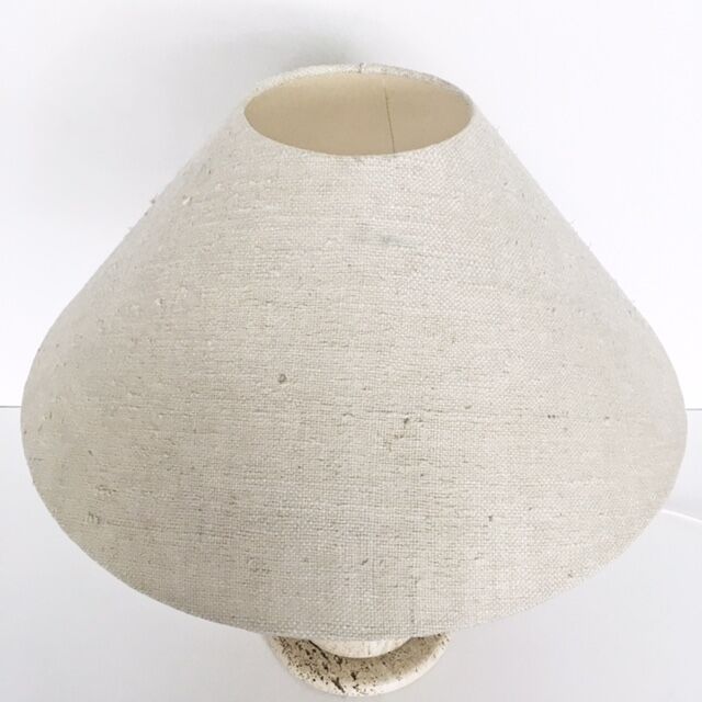 Table lamp travertine, 1970s