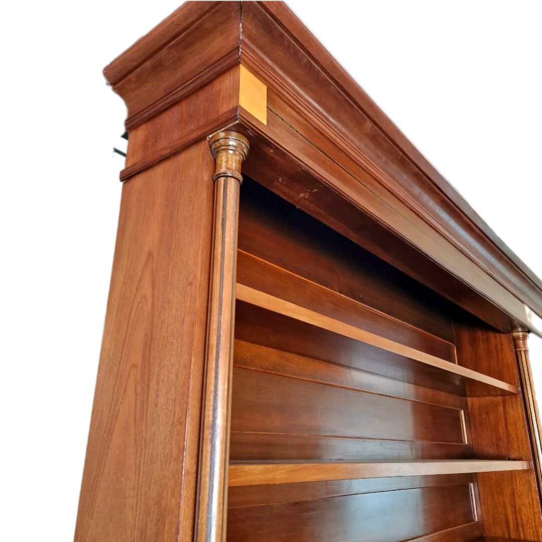 Grand cabinet d’apothicaire antique en acajou, 1909