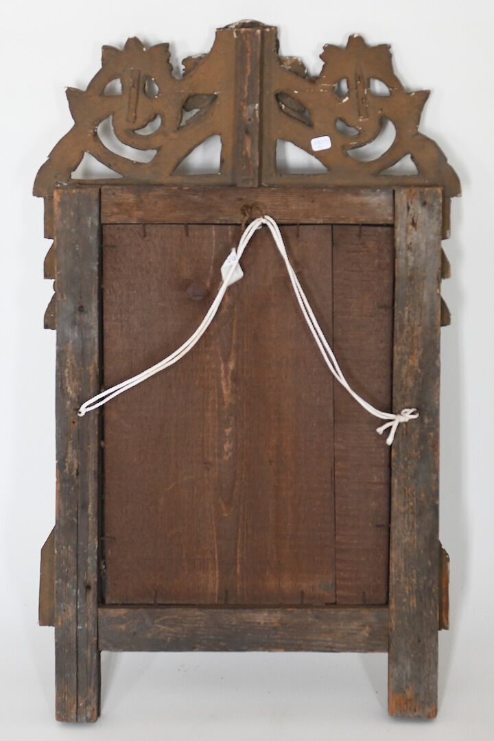 Miroir en bois doré 42X70cm