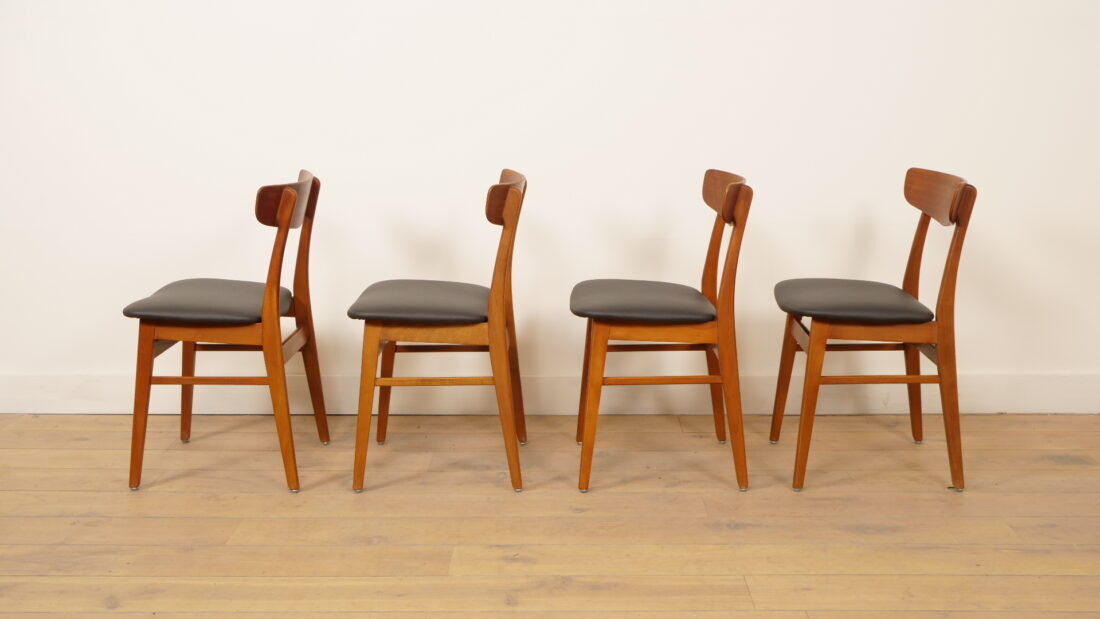 4 x dining chairs | Farstrup | Model 210 | Restored